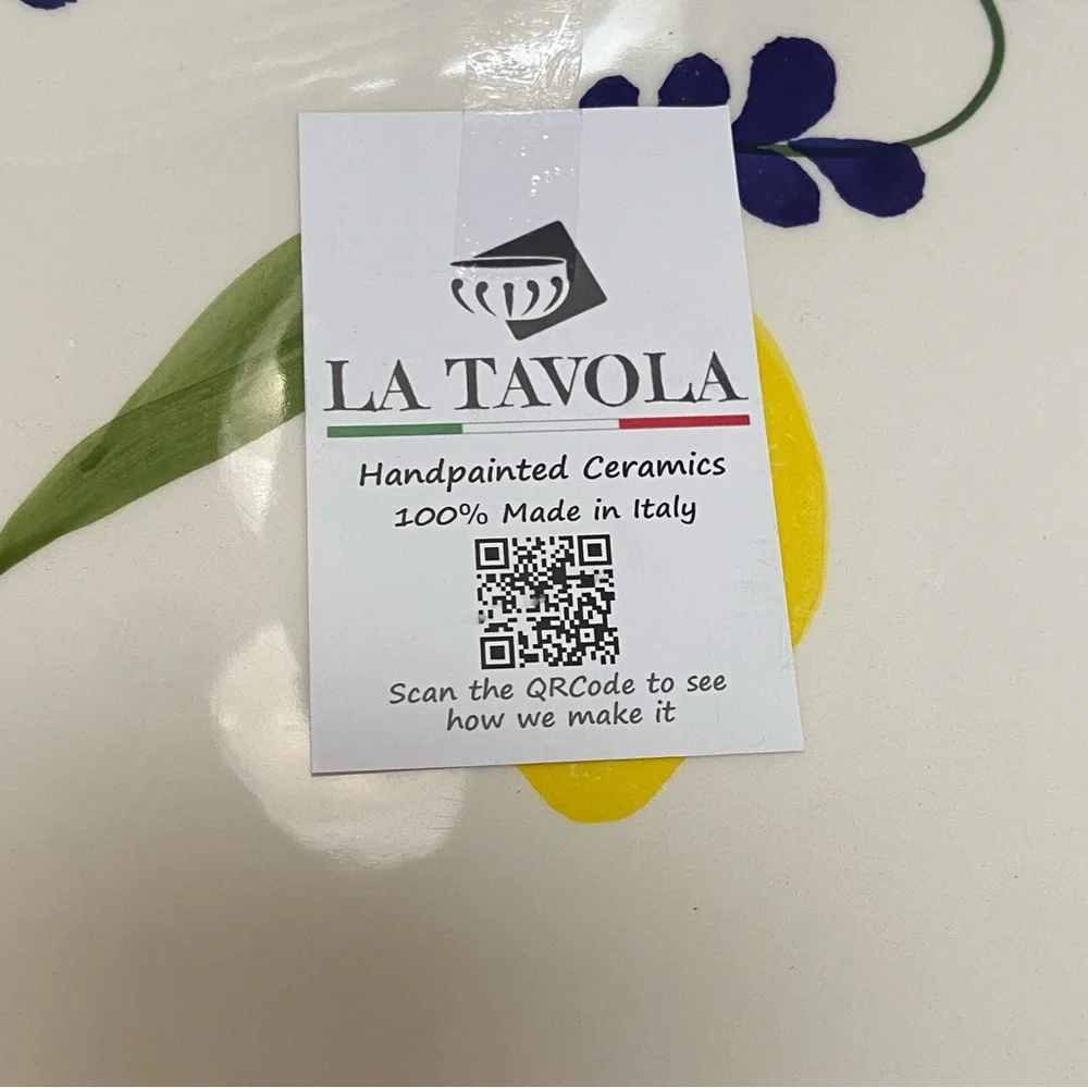 la tavola hand painted